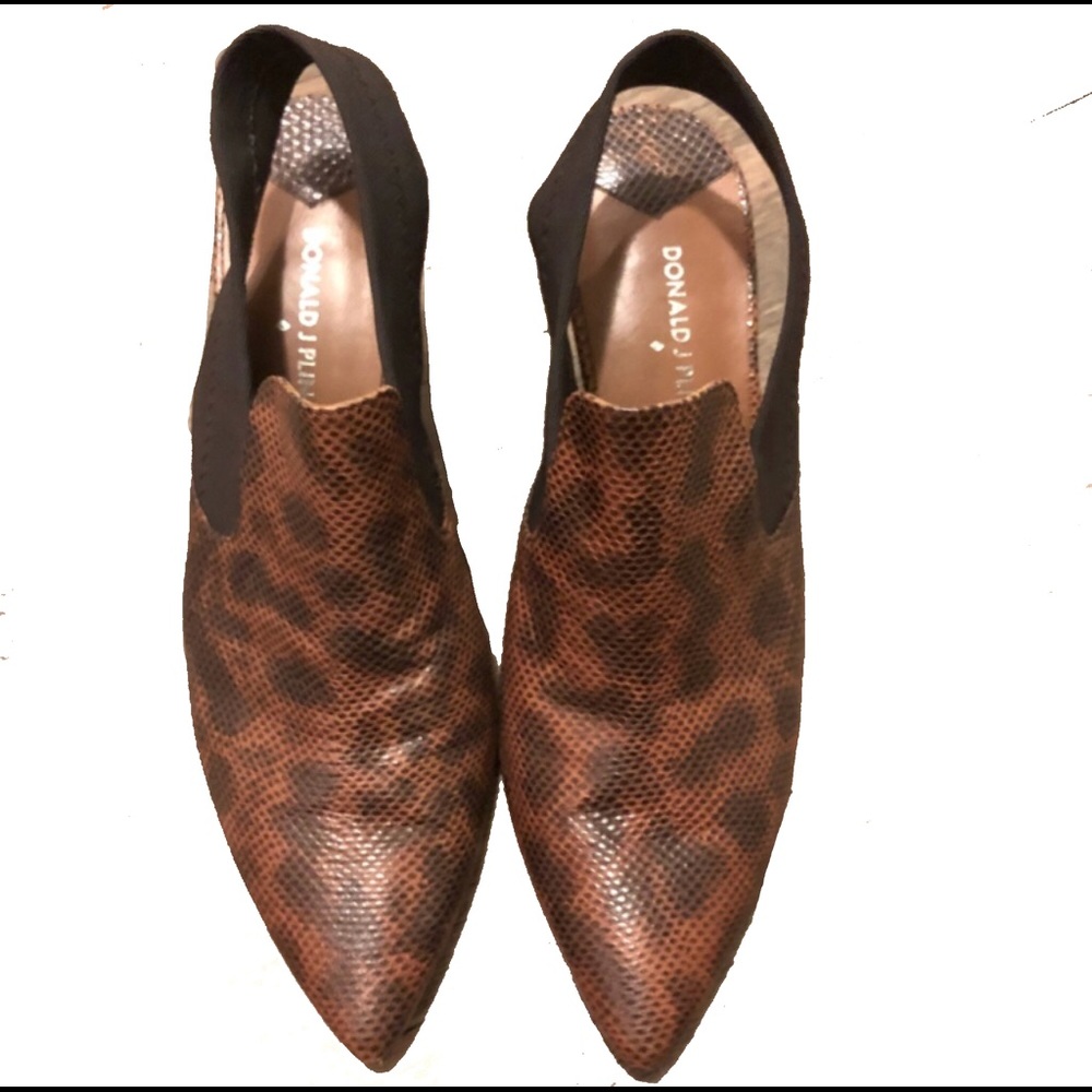 Donald J Pliner Brown Cutout Boots